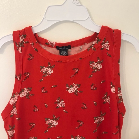 Rue21 | Tops | Rue 2 Red Tank Topsize Medium | Poshmark